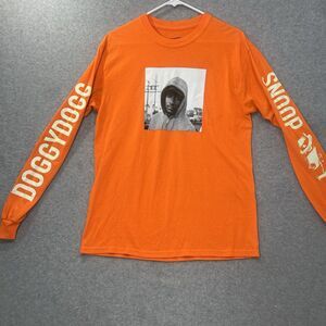 Snoop Doggy Dog Long Sleeve Mens M graphic t shirt Orange
